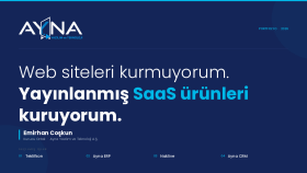 Kurumsal Web Sitesi, Landing Page ve Admin Panel Uzmanı