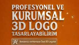  sizin için en profesyonel şekilde 3d logo tasarlıyabilirim