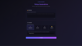 YOUTUBEDA İÇERİK ÜRETEN BİR YAYINCIYA Aİ SESLENDİRME