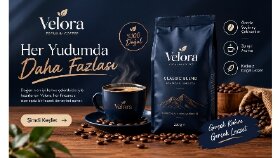 Premium Kahve Ürün Reklam Tasarımı