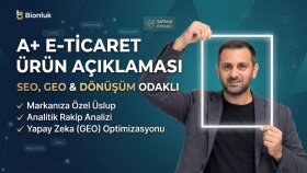 e-ticaret sitenize SEO ve GEO odaklı ürün açıklaması yazarım
