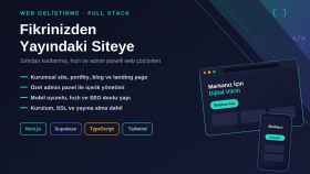Next.js ve Supabase ile modern web siteleri yaparım