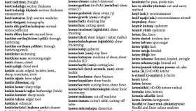 Teknik Tercüme Sözlüğü