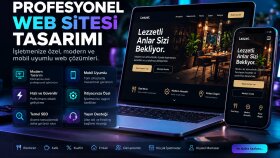 işletmeniz için modern ve mobil uyumlu web sitesi hazırlarım