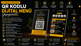 Restoran & kafeniz için QR kodlu dijital menü hazırlarım