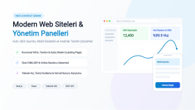 modern Nextjs ve React ile hızlı web siteleri yapabilirim