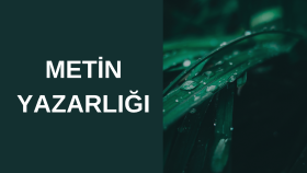 metin yazarlığı yaparım