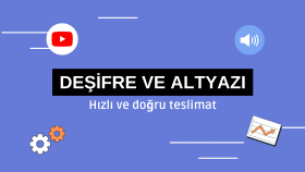 hatasız deşifre & zamanlaması doğru alt yazı hazırlarım