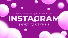 sosyal medya hesabınız için post tasarımları yapıyorum