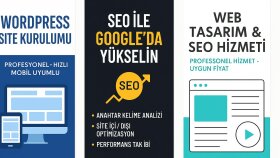 WordPress ile profesyonel ve SEO uyumlu web siteleri kurarım