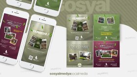 Saklı Cennet Cafe Sosyal Medya Post Çalışmaları