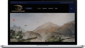 Lion Savunma için Gerçekleştirdiğim Web Tasarım Çalışması 