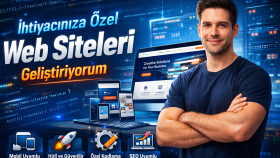 size özel kodlama ile profesyonel web sitesi geliştiririm