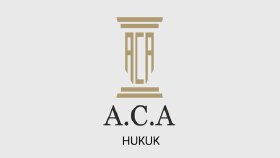 Roma Sütunları Temalı Hukuk Bürosu Logosu