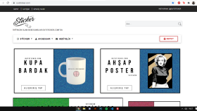 OutSticker - Aksesuar Alışveriş Sitesi