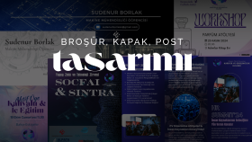afişler ve kurumsal tasarımlar üretiyorum