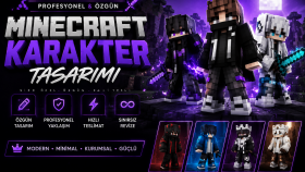 profesyonel ve özgün minecraft karakter tasarımı yapıyorum