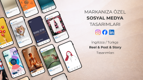 markanız için özgün sosyal medya tasarımları yaparım