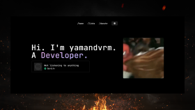 Personal Website - ReactJS UI Tasarımı