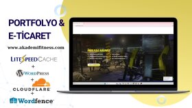 Akademi Fitness - Portfolyo & E-Ticaret