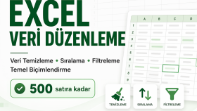 Excel verilerinizi düzenler ve temizlerim