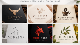 markanıza özel modern ve özgün logo tasarlarım