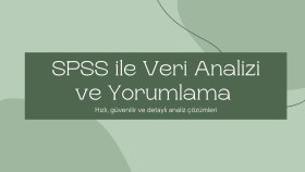 SPSS ile veriyi analiz ediyor ve yorumluyorum