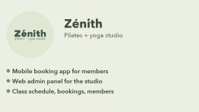 Zénith – Pilates ve Yoga Stüdyosu Mobil Randevu Uygulaması