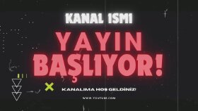 videolarınız veya kanallarınız için intro tasarlıyorum
