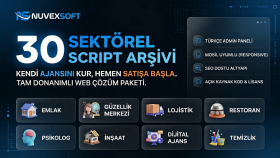 30 sektörel scriptle kendi ajansınızı kurmanızı sağlarım