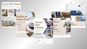 Poyraz Halı Yıkama - Konsept Sosyal Medya Tasarımı