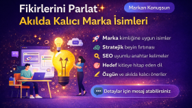 markanıza uygun başlık ve slogan bulurum