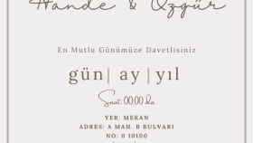 organizasyon davetiyeleri