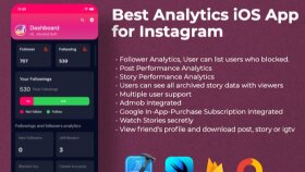 Trackly, Instagram Analiz Uygulaması, iOS, SwiftUI