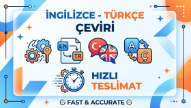 saatler içinde tüm çeviri işlerinizi yapabilirim