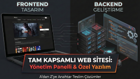 Next.js ile uçtan uca modern web sitesi yaparım
