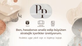 sosyal medya hesabınızı analiz edip tasarımlar hazırlarım
