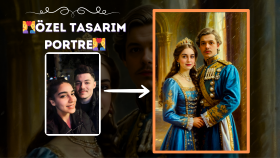 istediğiniz konseptte size özel portreler oluşturabilirim