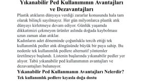 Yıkanabilir Ped Kullanımının Avantajları ve Dezavantajları
