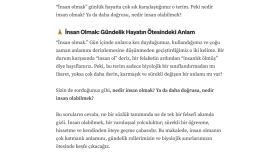 Medium - İnsan olmak...?