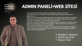 size özel yönetim panelli dinamik web sitesi geliştiririm