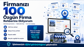 firmanızı özgün, kaliteli 100 firma rehberine ekliyorum