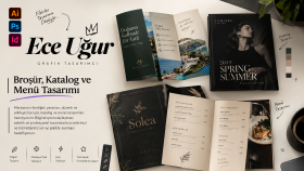 Broşür, Katalog ve Menü Tasarımı