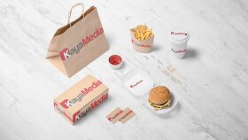 Gıda sektörü için mockup örneği