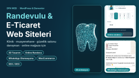 Wordpress ile randevulu ve e-ticaret sitenizi kurarım