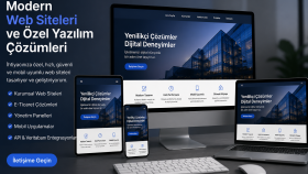 profesyonel web sitesi ve yönetim paneli geliştiririm