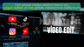 profesyonel reklam videosu ve reels edit yaparım