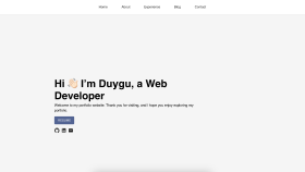 Portfolio: duyguevrim.com