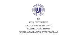 YÜKSEK LİSANS TEZ DÜZENLEMESİ