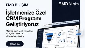 ihtiyaçlarınıza özel CRM yazılımı geliştiriyorum